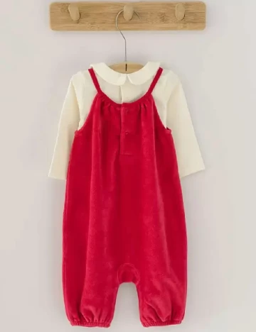 Compleu Cool Club, rosu/crem Rosu