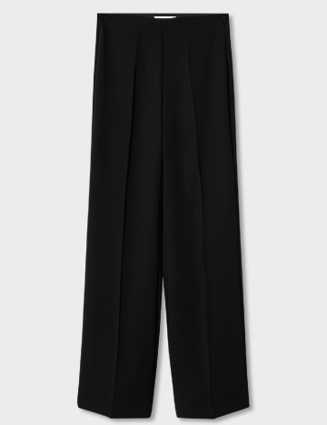 Pantaloni Mango Violeta, negru