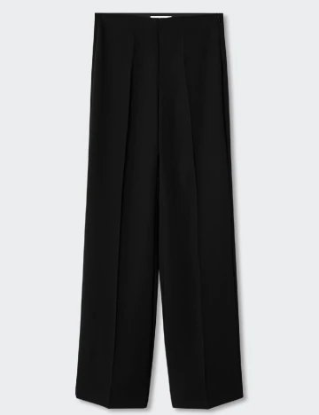 Pantaloni Mango Violeta, negru