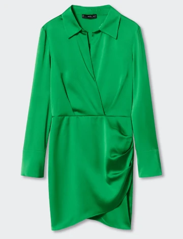 Rochie scurta Mango, verde Verde