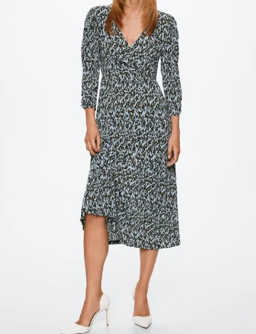 Rochie medie Mango, albastru