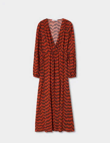 Rochie lunga Mango, portocaliu