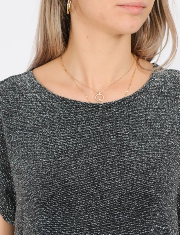 Tricou Only, argintiu