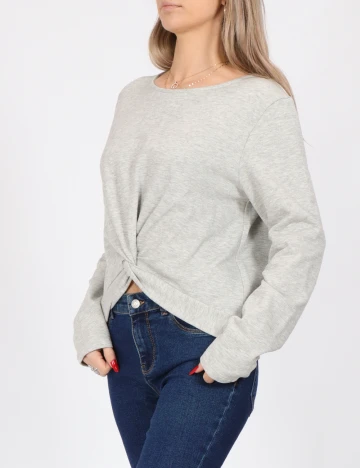 Bluza Pieces, gri