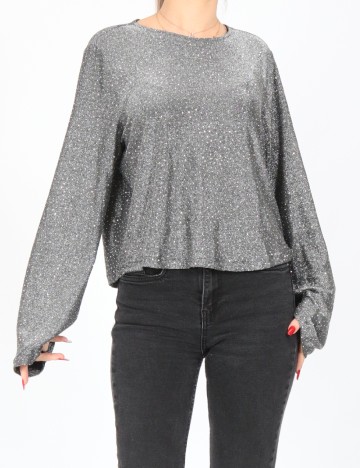 
						Bluza Pieces, gri