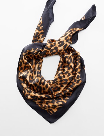 Esarfa Mango, animal print