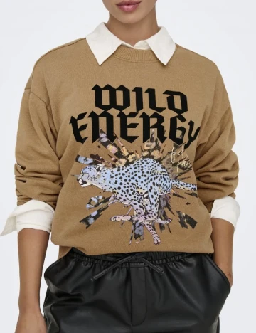 Bluza Only, maro