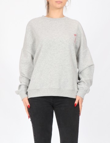 
						Pulover Pieces, gri