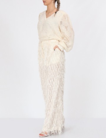 Pantaloni Vero Moda, crem