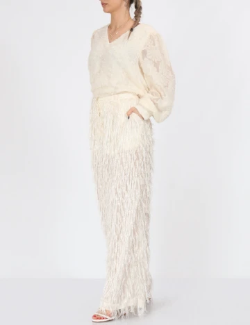 Pantaloni Vero Moda, crem