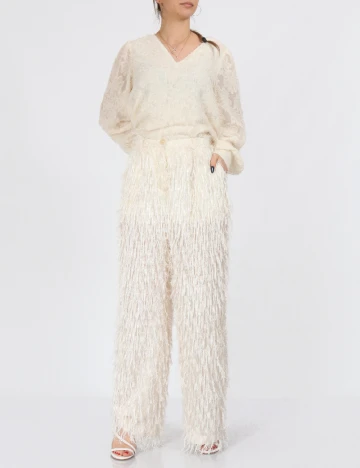 Pantaloni Vero Moda, crem