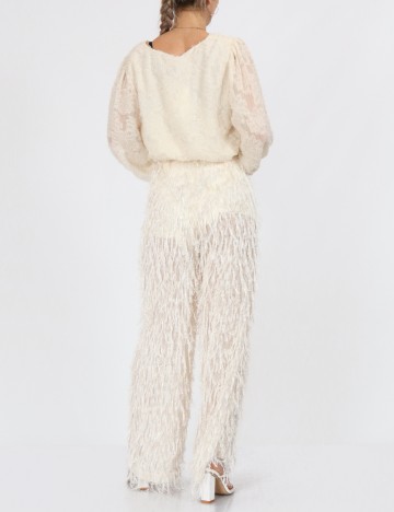 Pantaloni Vero Moda, crem