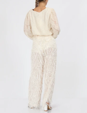 Pantaloni Vero Moda, crem