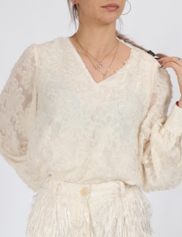 Pantaloni Vero Moda, crem