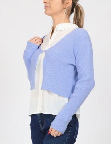 
						Cardigan Pieces, albastru