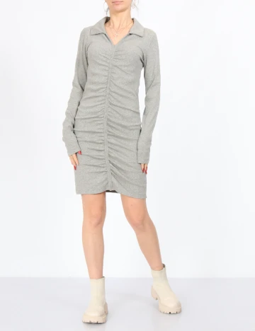 Rochie scurta Noisy May, gri