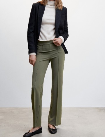 
						Pantaloni Mango, verde
