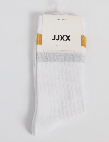 Sosete Jack&Jones, alb Alb