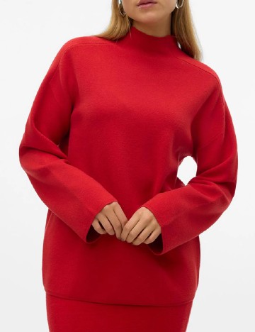 
						Pulover Vero Moda, rosu