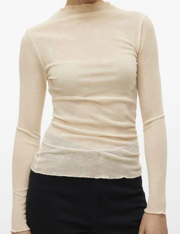 Bluza Vero Moda, ecru