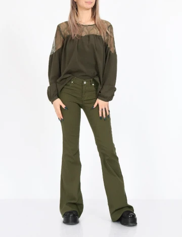 Pantaloni Only, verde