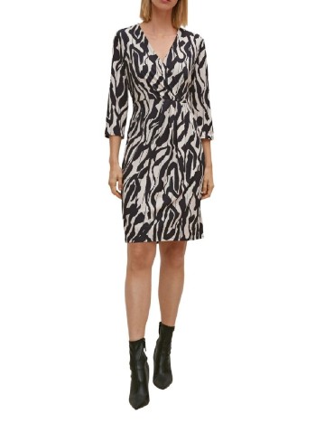 
						Rochie scurta Comma, negru/alb