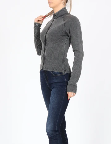 Bluza Only, gri inchis