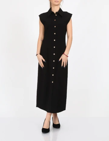Rochie lunga Jacqueline de Yong, negru