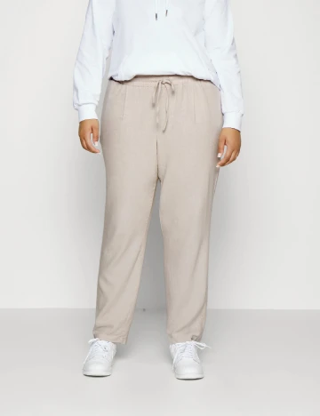 Pantaloni Vero Moda Curve, bej