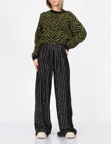 
						Pantaloni Only, negru