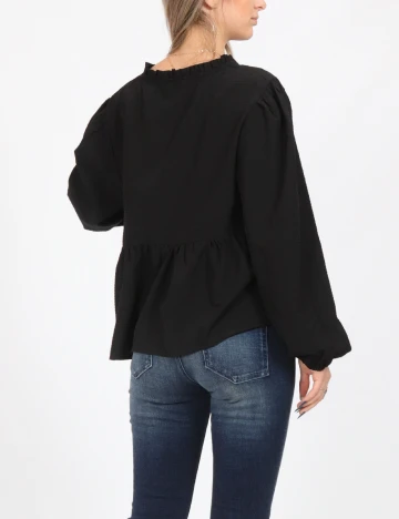 Bluza Pieces, negru Negru