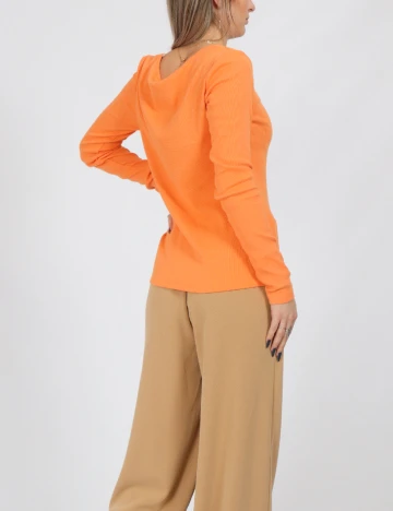 Bluza Pieces, portocaliu