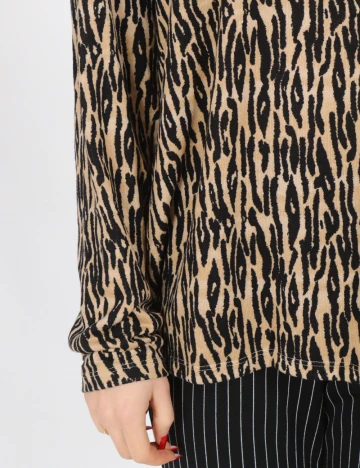 Bluza Only, maro/negru
