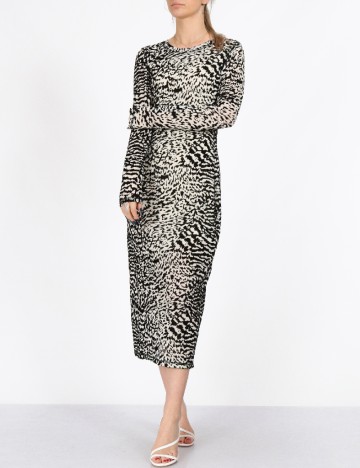 
						Rochie medie Jacqueline de Yong, negru/crem