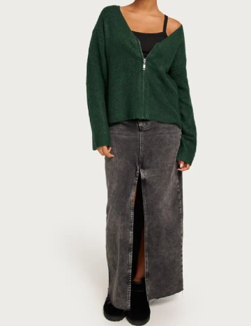 
						Cardigan Pieces, verde