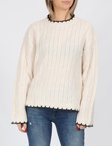 
						Pulover Vero Moda, alb