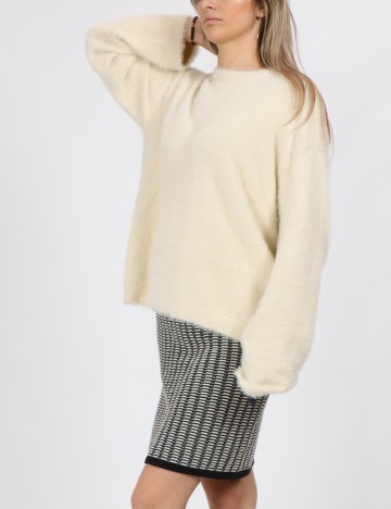 
						Pulover Vero Moda, ecru