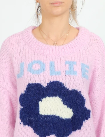 Pulover Pieces, roz