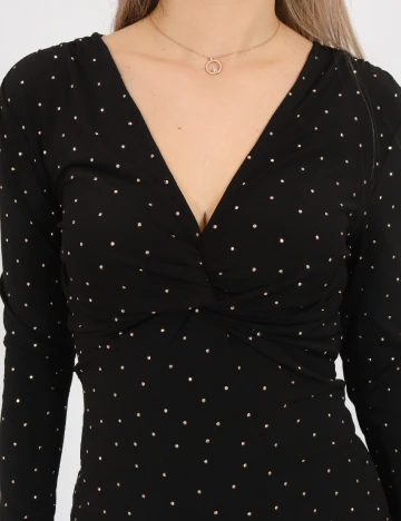 Rochie scurta Kashion, negru Negru