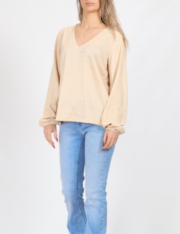 Bluza Pieces, crem