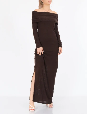 Rochie lunga Vero Moda, maro
