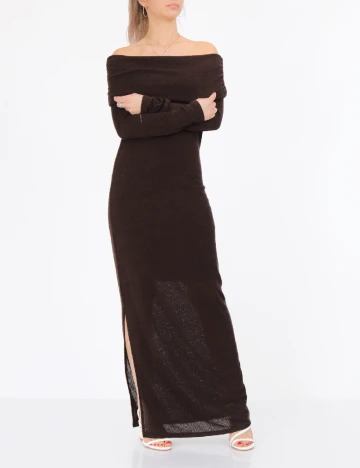 Rochie lunga Vero Moda, maro