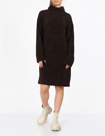 Rochie scurta Vero Moda, maro inchis