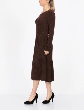 Rochie medie Only, maro