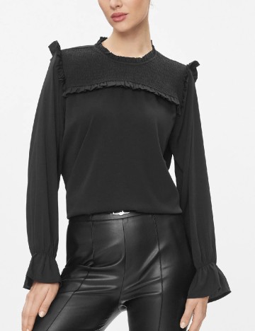 
						Bluza Jacqueline de Yong, negru
