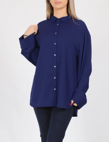 Camasa Pieces, albastru