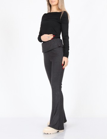 
						Pantaloni Noisy May, gri inchis