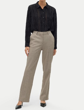 
						Pantaloni Vero Moda, crem