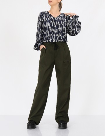 
						Pantaloni Only, verde