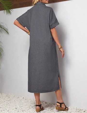 Rochie medie SHEIN, gri